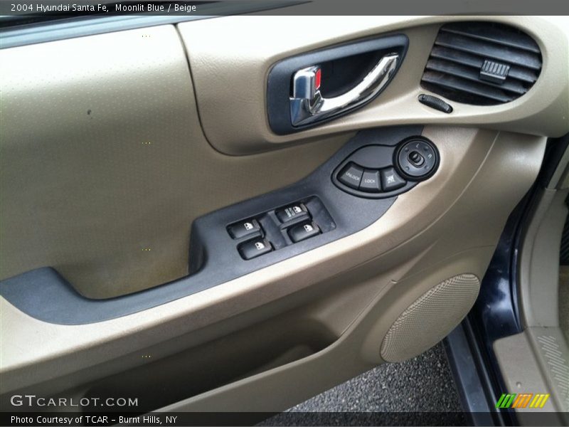 Moonlit Blue / Beige 2004 Hyundai Santa Fe