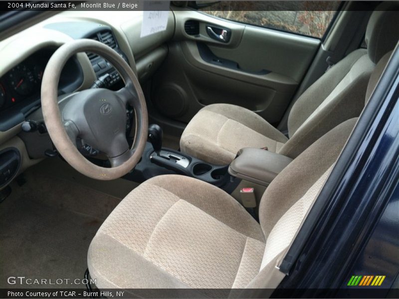 Moonlit Blue / Beige 2004 Hyundai Santa Fe