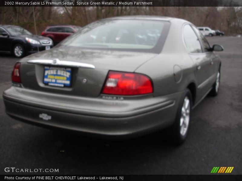 Spruce Green Metallic / Medium Parchment 2002 Mercury Sable LS Premium Sedan