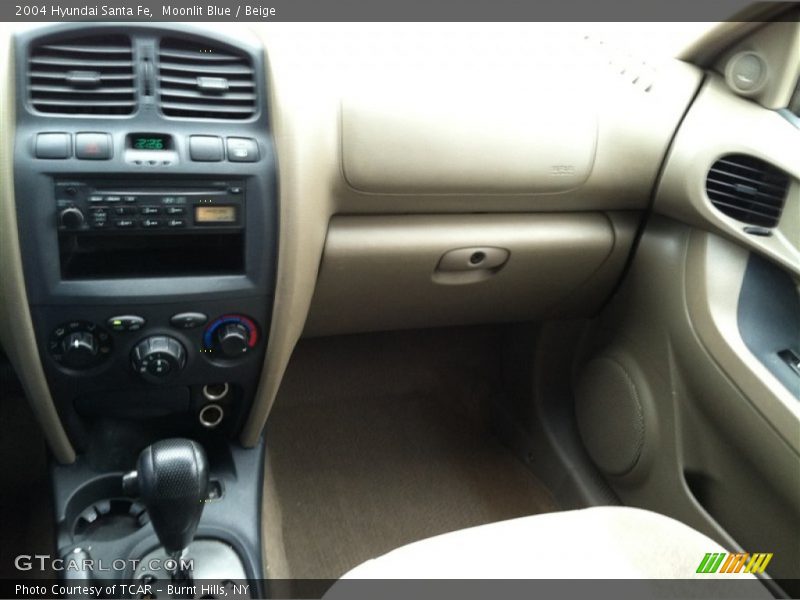 Moonlit Blue / Beige 2004 Hyundai Santa Fe