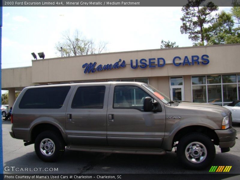 Mineral Grey Metallic / Medium Parchment 2003 Ford Excursion Limited 4x4