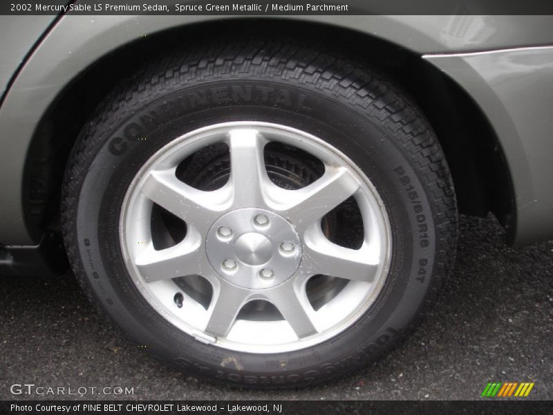 Spruce Green Metallic / Medium Parchment 2002 Mercury Sable LS Premium Sedan