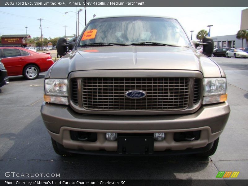 Mineral Grey Metallic / Medium Parchment 2003 Ford Excursion Limited 4x4