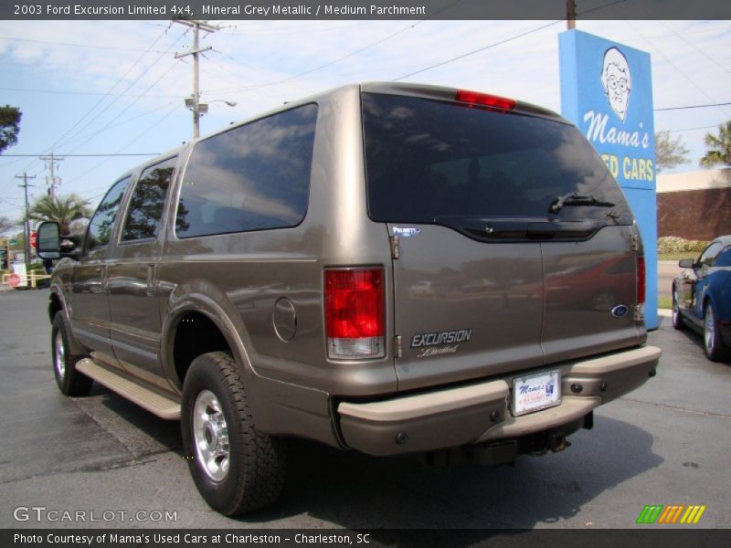 Mineral Grey Metallic / Medium Parchment 2003 Ford Excursion Limited 4x4