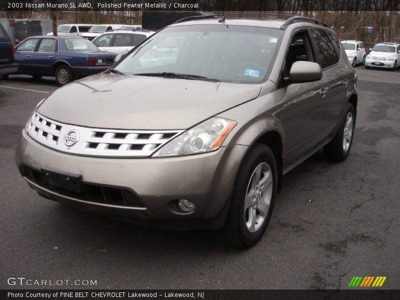 Polished Pewter Metallic / Charcoal 2003 Nissan Murano SL AWD