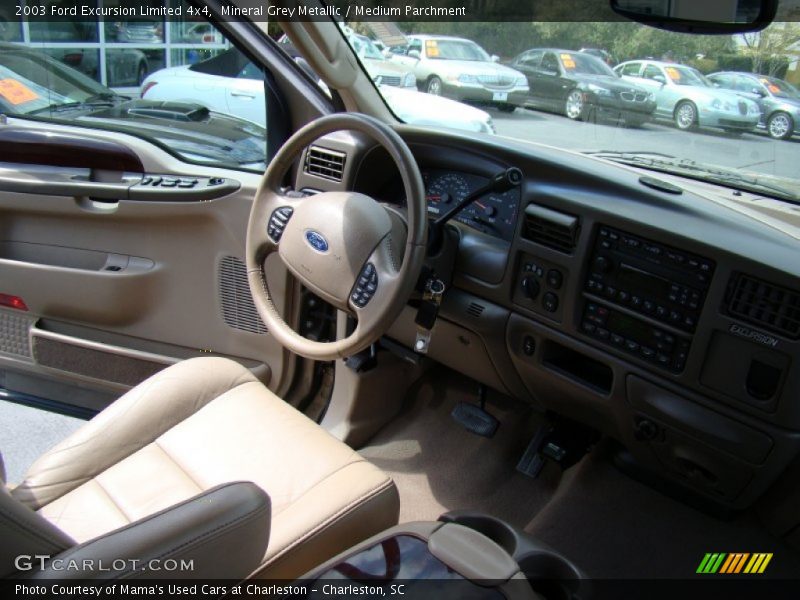 Mineral Grey Metallic / Medium Parchment 2003 Ford Excursion Limited 4x4