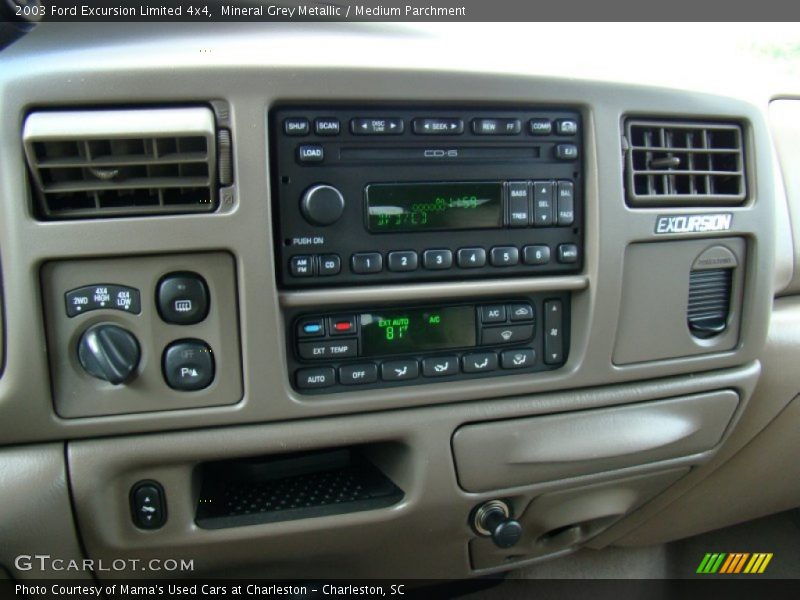 Controls of 2003 Excursion Limited 4x4