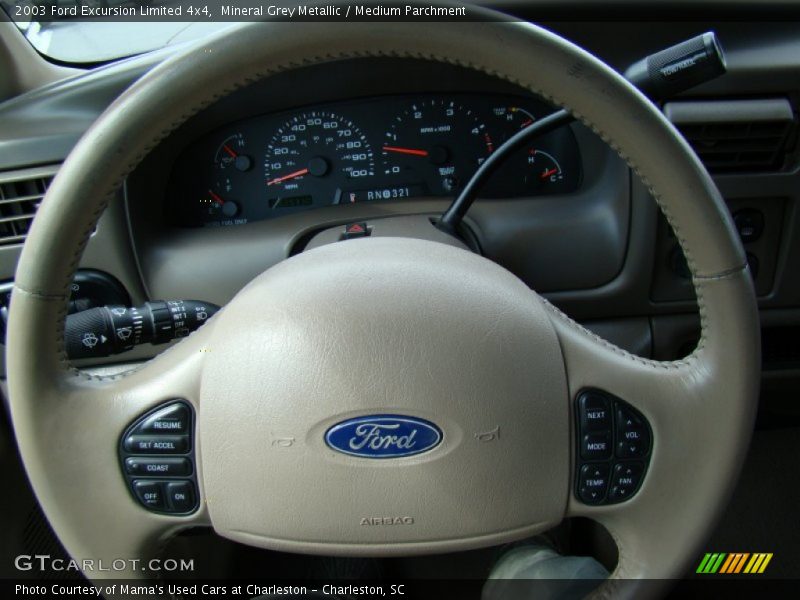 Mineral Grey Metallic / Medium Parchment 2003 Ford Excursion Limited 4x4