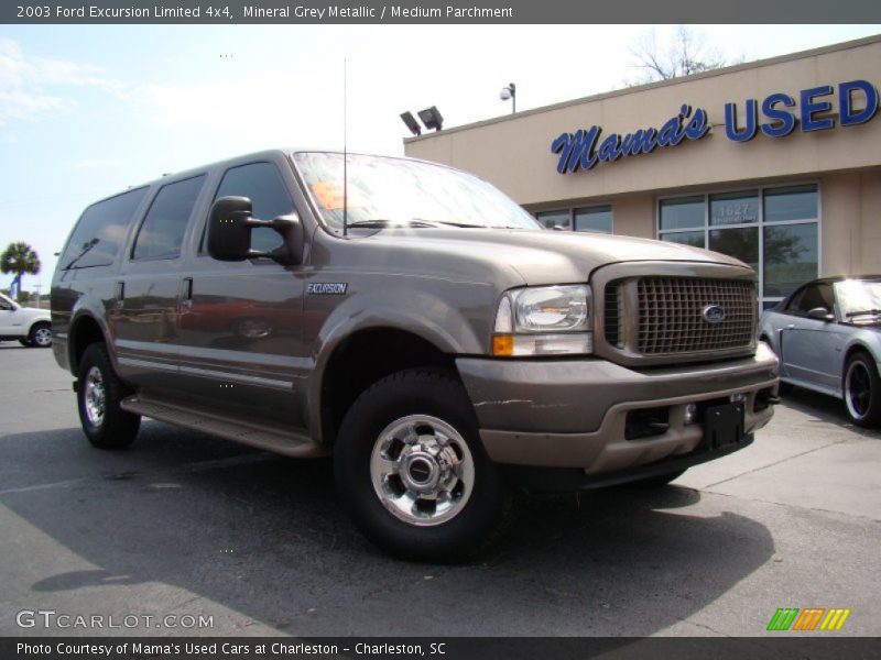 Mineral Grey Metallic / Medium Parchment 2003 Ford Excursion Limited 4x4