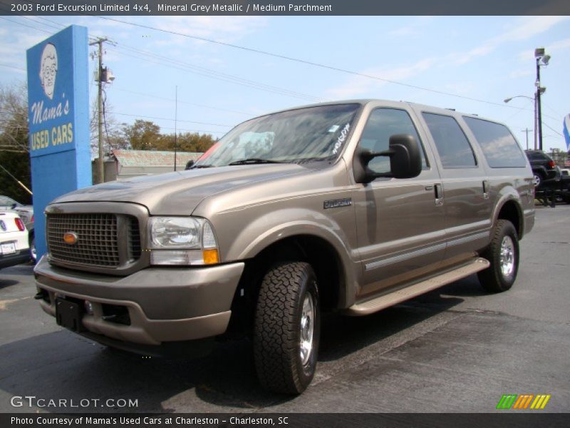 Mineral Grey Metallic / Medium Parchment 2003 Ford Excursion Limited 4x4