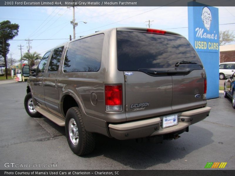 Mineral Grey Metallic / Medium Parchment 2003 Ford Excursion Limited 4x4