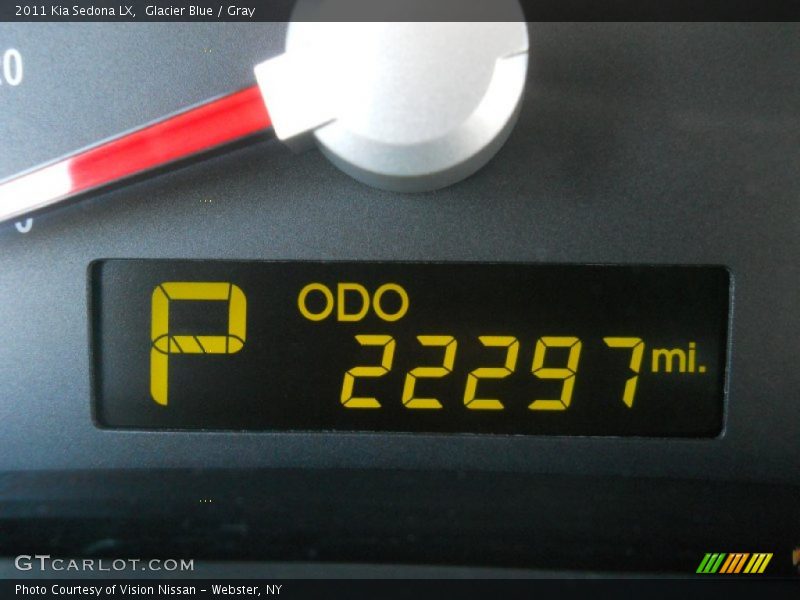 Glacier Blue / Gray 2011 Kia Sedona LX