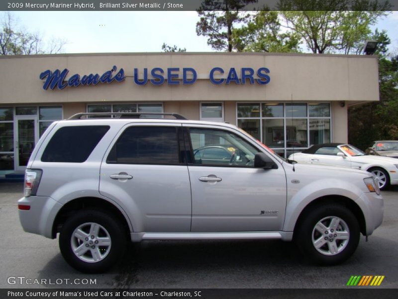 Brilliant Silver Metallic / Stone 2009 Mercury Mariner Hybrid