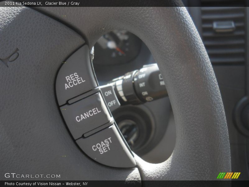 Glacier Blue / Gray 2011 Kia Sedona LX