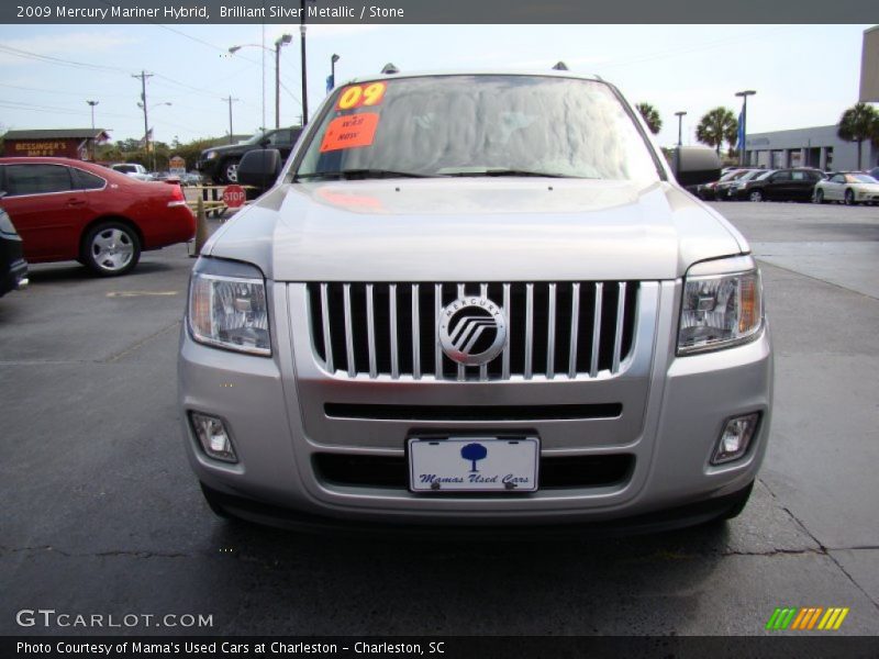 Brilliant Silver Metallic / Stone 2009 Mercury Mariner Hybrid