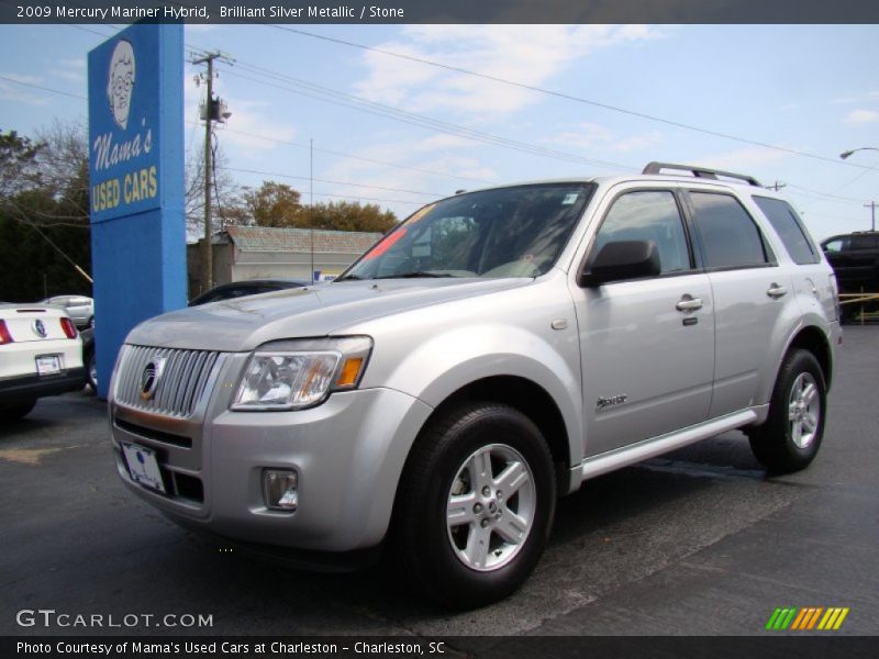 Brilliant Silver Metallic / Stone 2009 Mercury Mariner Hybrid