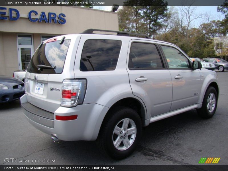 Brilliant Silver Metallic / Stone 2009 Mercury Mariner Hybrid