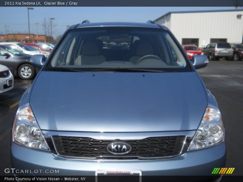 Glacier Blue / Gray 2011 Kia Sedona LX