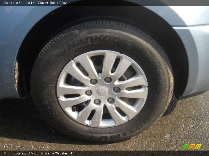 Glacier Blue / Gray 2011 Kia Sedona LX