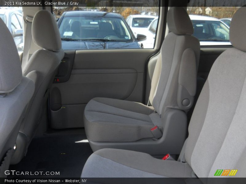 Glacier Blue / Gray 2011 Kia Sedona LX