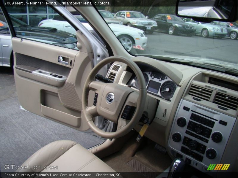 Brilliant Silver Metallic / Stone 2009 Mercury Mariner Hybrid