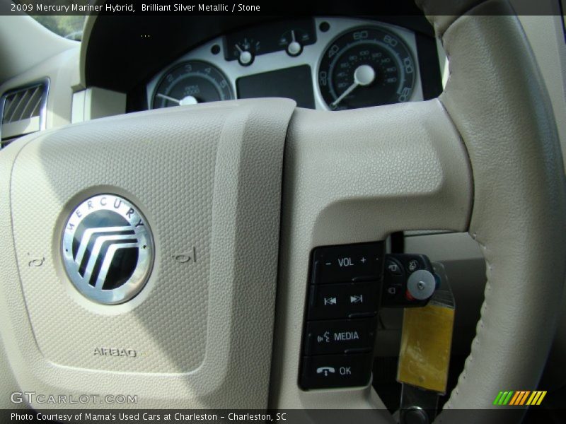 Brilliant Silver Metallic / Stone 2009 Mercury Mariner Hybrid