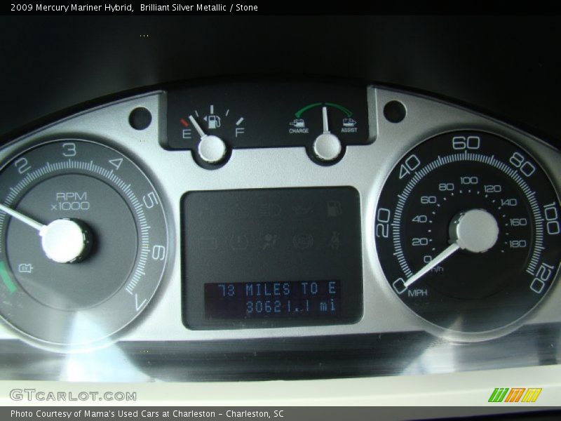 Brilliant Silver Metallic / Stone 2009 Mercury Mariner Hybrid