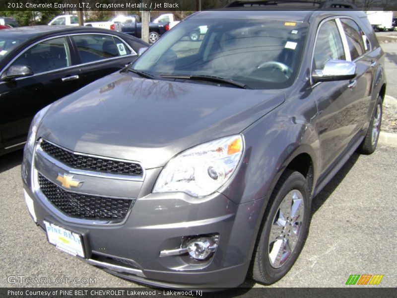 Graystone Metallic / Jet Black 2012 Chevrolet Equinox LTZ