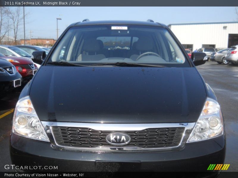 Midnight Black / Gray 2011 Kia Sedona LX