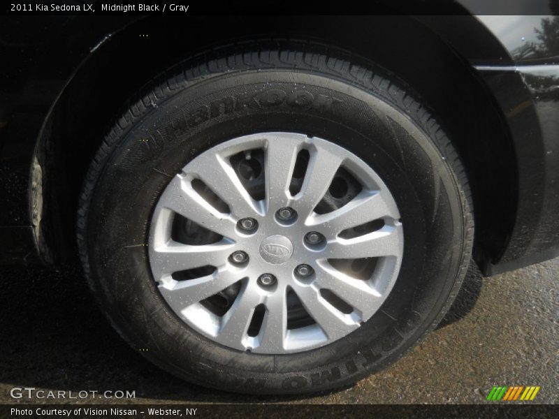 Midnight Black / Gray 2011 Kia Sedona LX