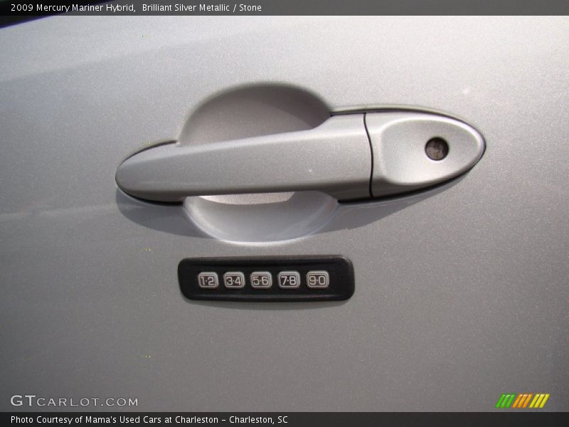 Brilliant Silver Metallic / Stone 2009 Mercury Mariner Hybrid