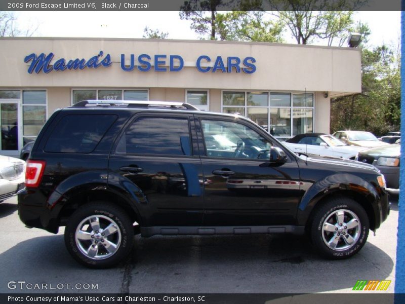 Black / Charcoal 2009 Ford Escape Limited V6