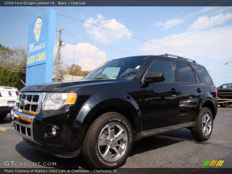Black / Charcoal 2009 Ford Escape Limited V6