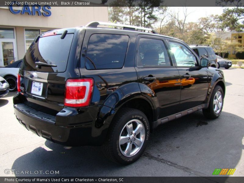 Black / Charcoal 2009 Ford Escape Limited V6