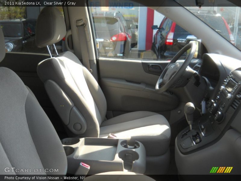 Clear Silver / Gray 2011 Kia Sedona LX