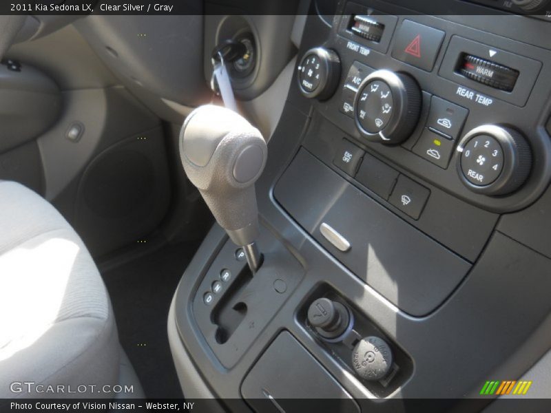 Clear Silver / Gray 2011 Kia Sedona LX