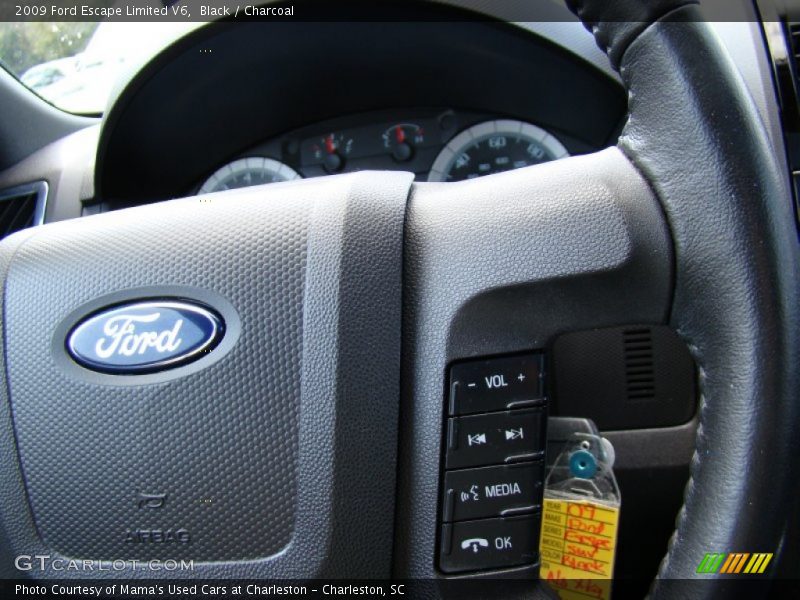 Black / Charcoal 2009 Ford Escape Limited V6