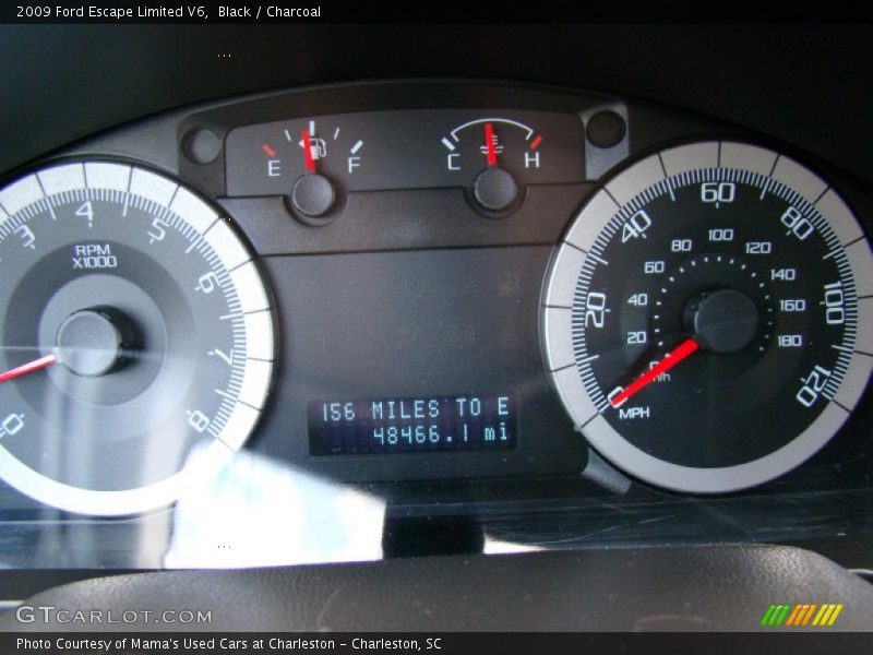 Black / Charcoal 2009 Ford Escape Limited V6