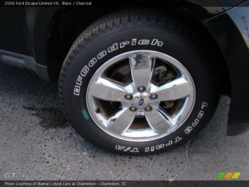 Black / Charcoal 2009 Ford Escape Limited V6