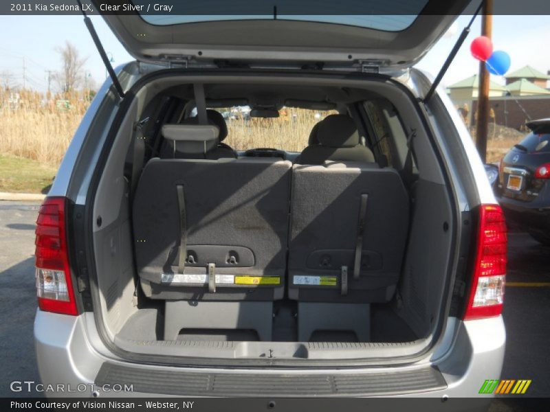 Clear Silver / Gray 2011 Kia Sedona LX