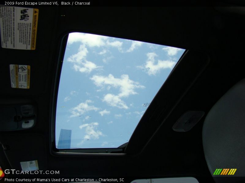 Black / Charcoal 2009 Ford Escape Limited V6