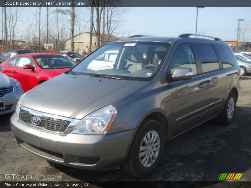 Titanium Silver / Gray 2011 Kia Sedona LX