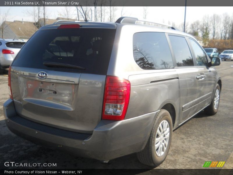 Titanium Silver / Gray 2011 Kia Sedona LX