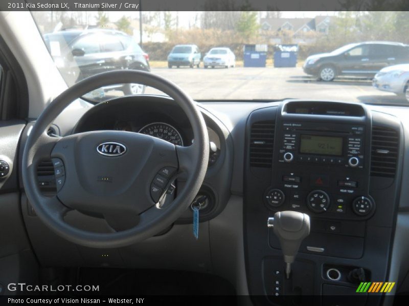 Titanium Silver / Gray 2011 Kia Sedona LX