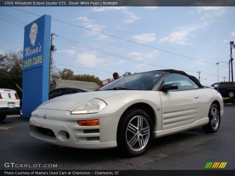 Dover White Pearl / Midnight 2003 Mitsubishi Eclipse Spyder GTS