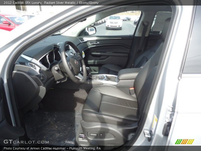 Radiant Silver Metallic / Ebony/Ebony 2012 Cadillac SRX Luxury