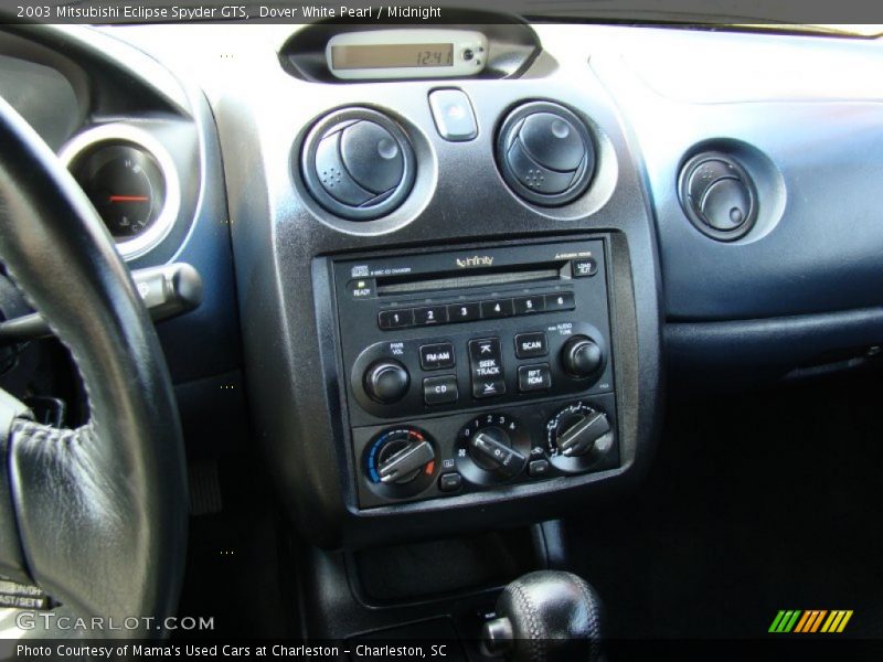 Controls of 2003 Eclipse Spyder GTS