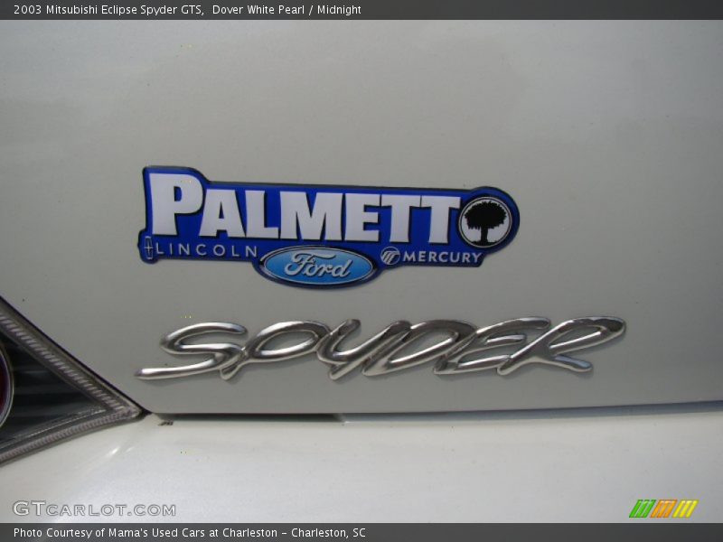 Dover White Pearl / Midnight 2003 Mitsubishi Eclipse Spyder GTS