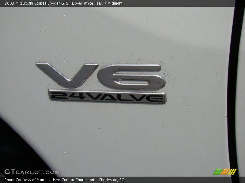 Dover White Pearl / Midnight 2003 Mitsubishi Eclipse Spyder GTS