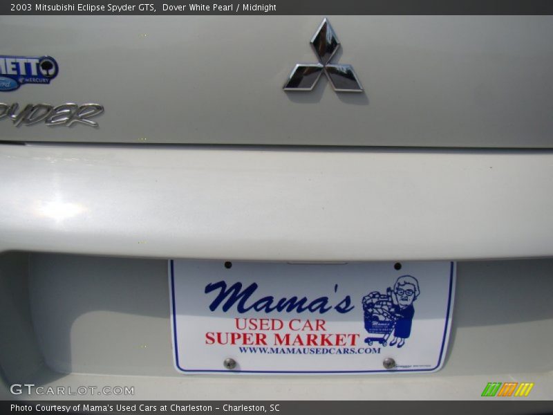 Dover White Pearl / Midnight 2003 Mitsubishi Eclipse Spyder GTS